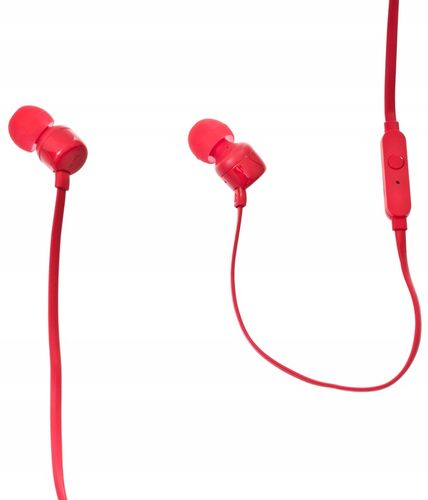 Słuchawki dokanałowe JBL T110 z mikrofonem BAS na Arena.pl