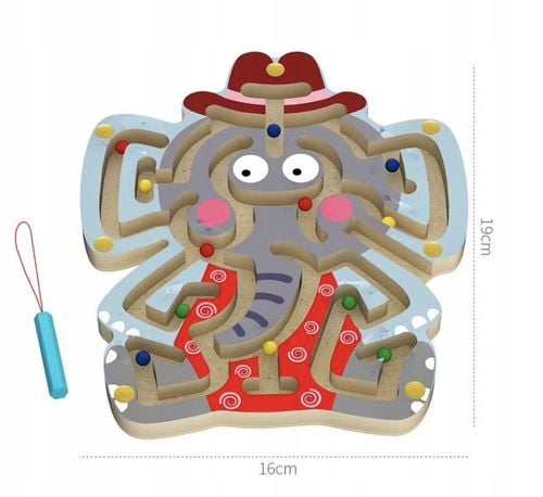 drewniany labirynt słoń jhtoy-312 na Arena.pl