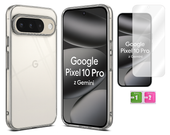 Etui silikonowe 2mm do GOOGLE PIXEL 10 5G / 10 PRO 5G case + szkło na ekran