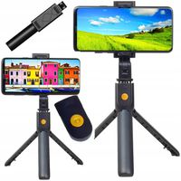 Kij Selfi Ze Statywem TRIPOD TRÓJNÓG Na Telefon TELESKOPOWY SELFIE STICK