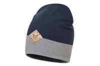 Broel IBEN czapka dla chłopca na jesień szary-granat 44-46