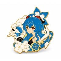 Ganyu | 4 cm | Metal | Przypinka Anime | Genshin Impact
