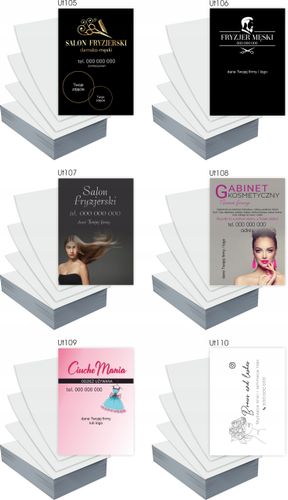 Ulotki A4 5000 sztuk firmowe reklamowe SALON FRYZJERSKI + PROJEKT GRATIS na Arena.pl