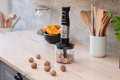 Blender ręczny MPM MBL-34M 1500W Funkcja Turbo Stal nierdzewna Czarny na Arena.pl