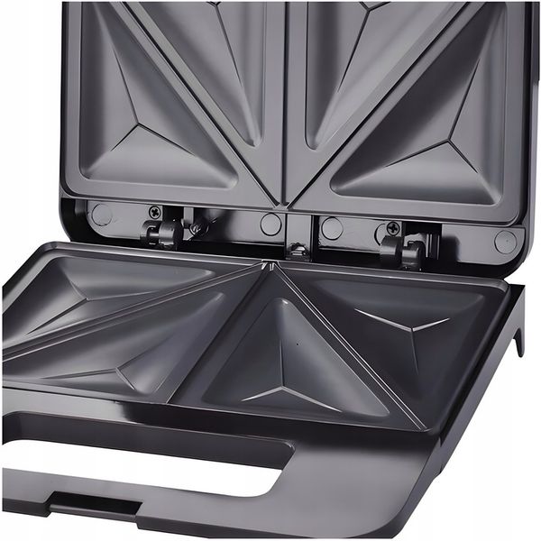 TOSTER OPIEKACZ DO KANAPEK TOSTÓW SANDWICH 1000W NIEPRZYWIERAJĄCA POWŁOKA zdjęcie 10