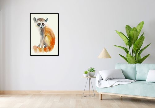 Plakat 61x91,5cm Lemurek na Arena.pl