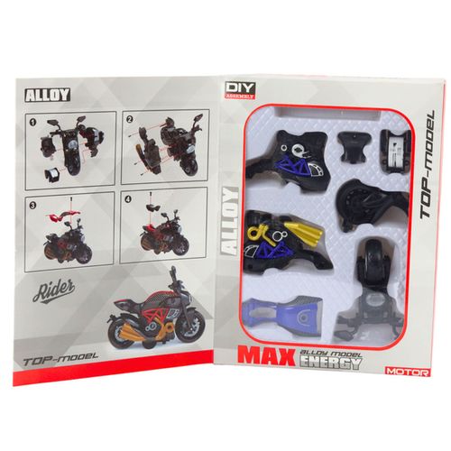 MODEL MOTOCYKLA  DO SKŁADANIA  NIEBIESKI na Arena.pl