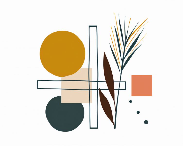 Plakat 76x60,5cm Ogród Symetryczny zdjęcie 1