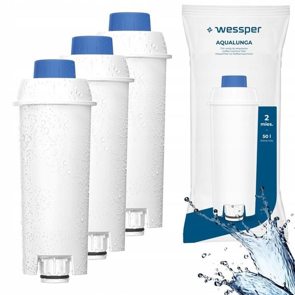 3x filtr wody Wessper AquaLunga do ekspresu Delonghi Magnifica zdjęcie 1