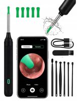 OTOSKOP SMART KAMERA DO CZYSZCZENIE USZU WOSK WIFI APLIKACJA ENDOSKOP