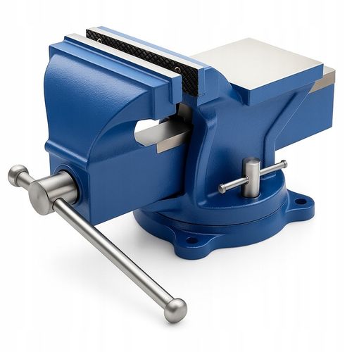 Imadło ŚLUSARSKIE 125mm Z KOWADŁEM OBROTOWE 360st. MOCNE SOLIDNE na Arena.pl