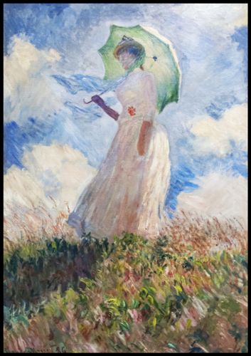 Plakat 70x100cm Suzanne Hoschedé, Monet Vintage do Salonu na Arena.pl