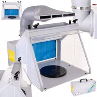 Kabina lakiernicza TC Technic z oświetleniem LED 4x uchwyt i półka D