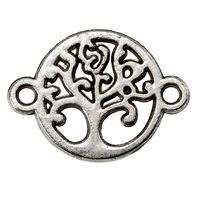 Zawieszka łącznik DRZEWO 11x15mm platyna 1szt.