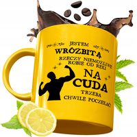 Złoty Kubek Premium Dla Wróżbity Prezent Z Nadrukiem Ze Zdjęciem