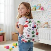 Flamingi Plecak Worek Bawełniany dla dzieci