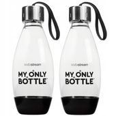 2x BUTELKA DO SATURATORA SODASTREAM MY ONLY BOTTLE CZARNA BUTLA 0,5 L