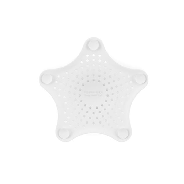 Sitko do odpływu Starfish białe zdjęcie 5