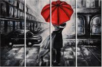 120CM 80 OBRAZ 4 ELEM ZAKOCHANI ŚCIENNY