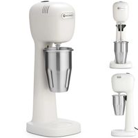 shaker spieniacz do koktajli mlecznych 400 w biały - hendi 221617