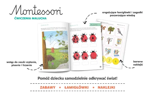 Zabawy Malucha 2-3 Lata. Montessori na Arena.pl