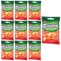Beskidzkie Orzeszki o smaku papryki 70 g x 10 sztuk