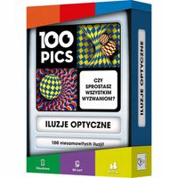 100 Pics ILUZJE OPTYCZNE gra planszowa karciana quizowa łamigłówki logiczne