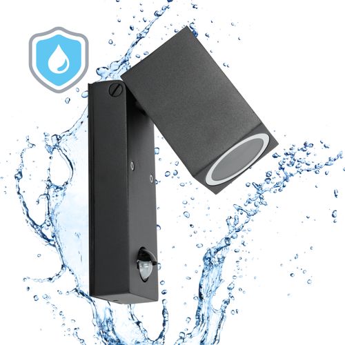 kinkiet ogrodowy quazar 15 1xgu10 lx ip44 czarny kobi na Arena.pl