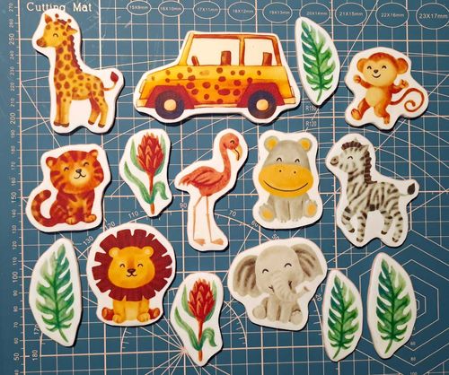 Auto samochód na tort topper toper safari na Arena.pl