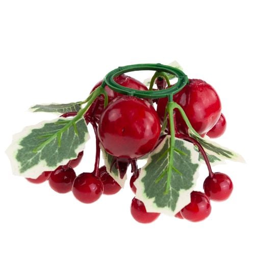 Stroik Wianek Na Świeczkę Głóg Ostrokrzew 3 Cm Boże Narodzenie na Arena.pl