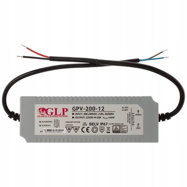 ZASILACZ IMPULSOWY 12V/16A/GPV zdjęcie 12