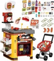 SUPERMARKET SKLEP LODÓWKA Z PARĄ WIFI KOSZYK OBROTOWA KASA NA KLUCZ MATADI