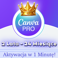 Canva PRO - 2 Lata ( 24 Miesiące ) Subskrypcji na Twoim Koncie!