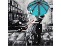 40X40CM ZEGAR ZAKOCHANI TURKUS OBRAZ