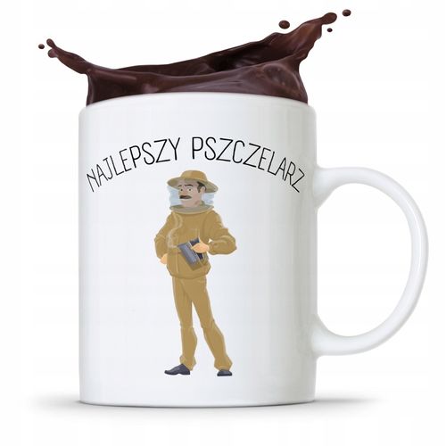 Kubek Prezent Dla Pszczelarza Najlepszy Pszczelarz Z Nadrukiem Ze Zdjęciem na Arena.pl