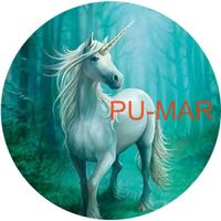 Opłatek na tort Urodziny Jednorożec Konik Pegaz Koń Kuc Tekst Gratis