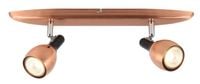 Cross listwa 2x50W GU10 miedziany