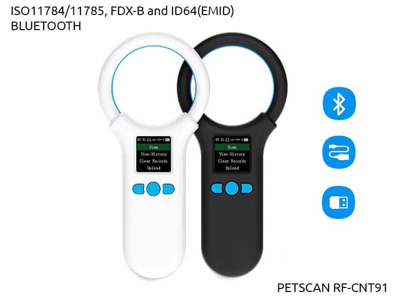 Czytnik do identyfikacji  zwierząt PetScan RF-CNT91-CZARNY zdjęcie 4