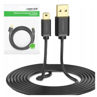 Kabel USB do Mini USB UGREEN US132, 1.5m (czarny)