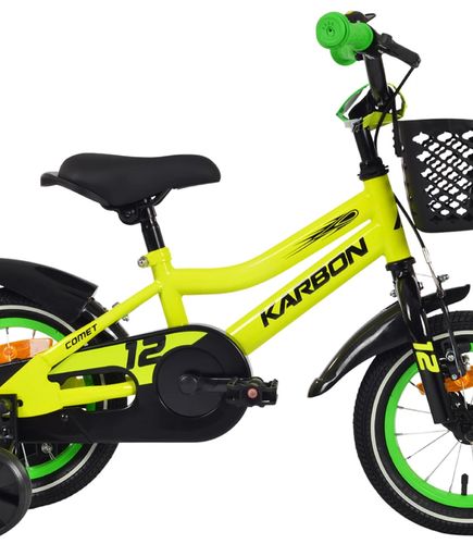 Rower 12 KARBON Comet limonkowy na Arena.pl