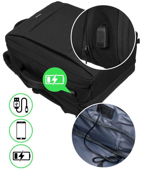 plecak ptn 77705-8209 black zdjęcie 9