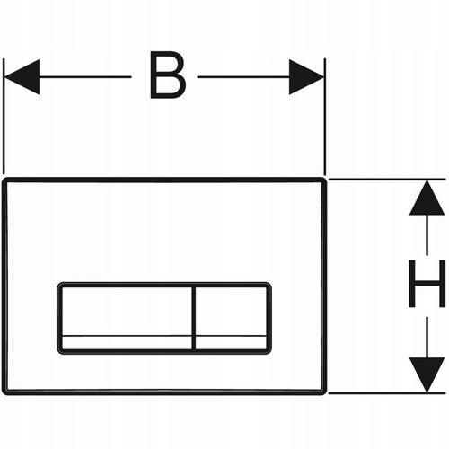 Przycisk spłukujący do WC Geberit DELTA 50 biały na Arena.pl