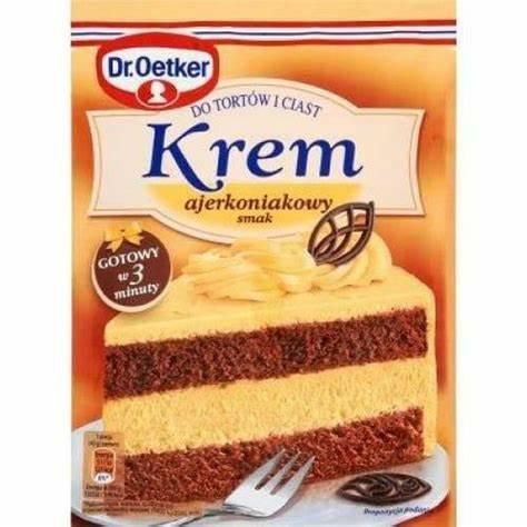 DR OETKER Krem Do Ciast Ajerkoniak 120g zdjęcie 1