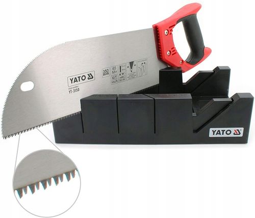 YATO PIŁĄ RĘCZNA DO DREWNA + SKRZYNKA 300mm UCIOSOWA PRZYRŻNIA YATO YT-3150 na Arena.pl