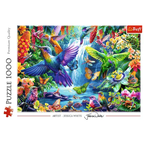 Puzzle 1000 Elementów. Kolibry W Tropikach na Arena.pl
