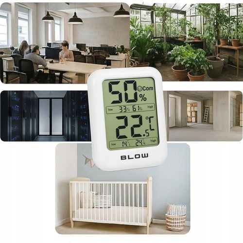 3x TERMOMETR MINI STACJA POGODOWA POGODY HIGROMETR ZESTAW MAGNES na Arena.pl