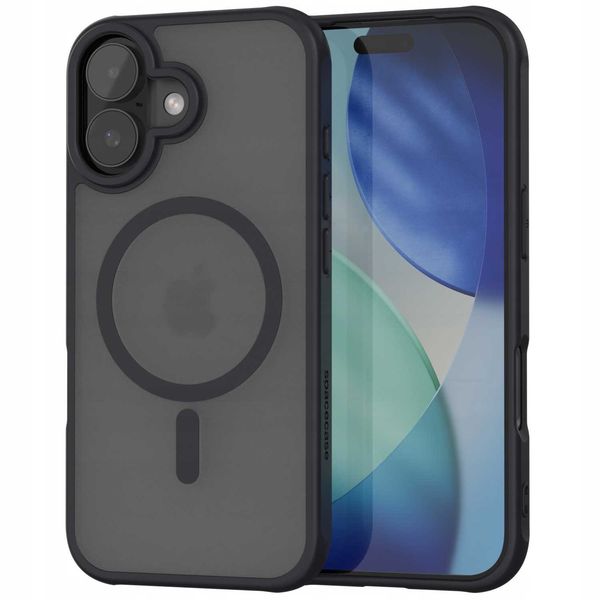 Spacecase Hybrid Mag Iphone 17 Black zdjęcie 4