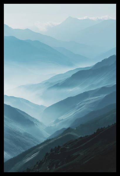 Plakat 30x45cm Między Chmurami zdjęcie 2