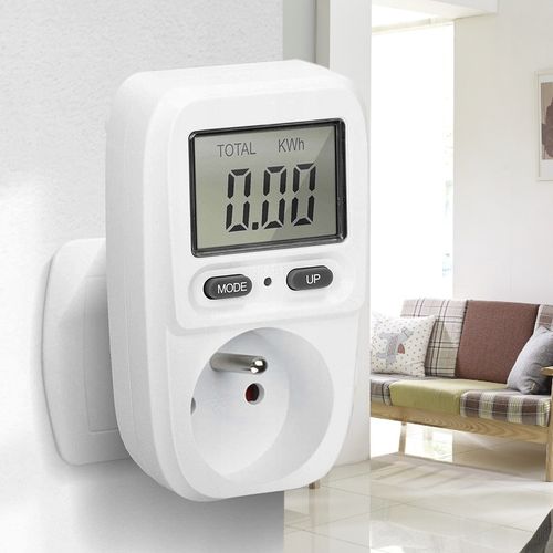 WATOMIERZ MIERNIK LICZNIK ENERGII ELEKTRYCZNEJ PRĄDU MOCY JEDNOFAZOWY BIAŁY na Arena.pl