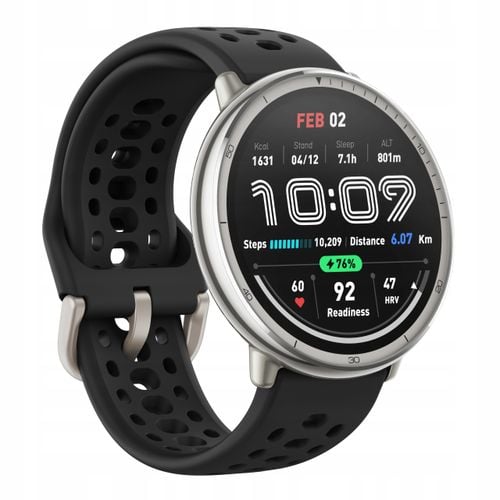 Smartwatch Amazfit Active 2 AMOLED GPS AI 5ATM Czarny na Arena.pl